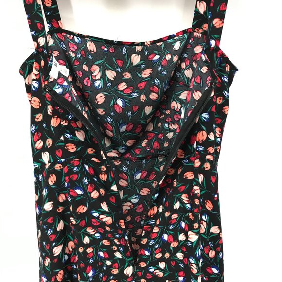 BP. Easy Tank Minidress Women's XS Black Tulip Floral Unlined Summer Casual - Picture 7 of 12